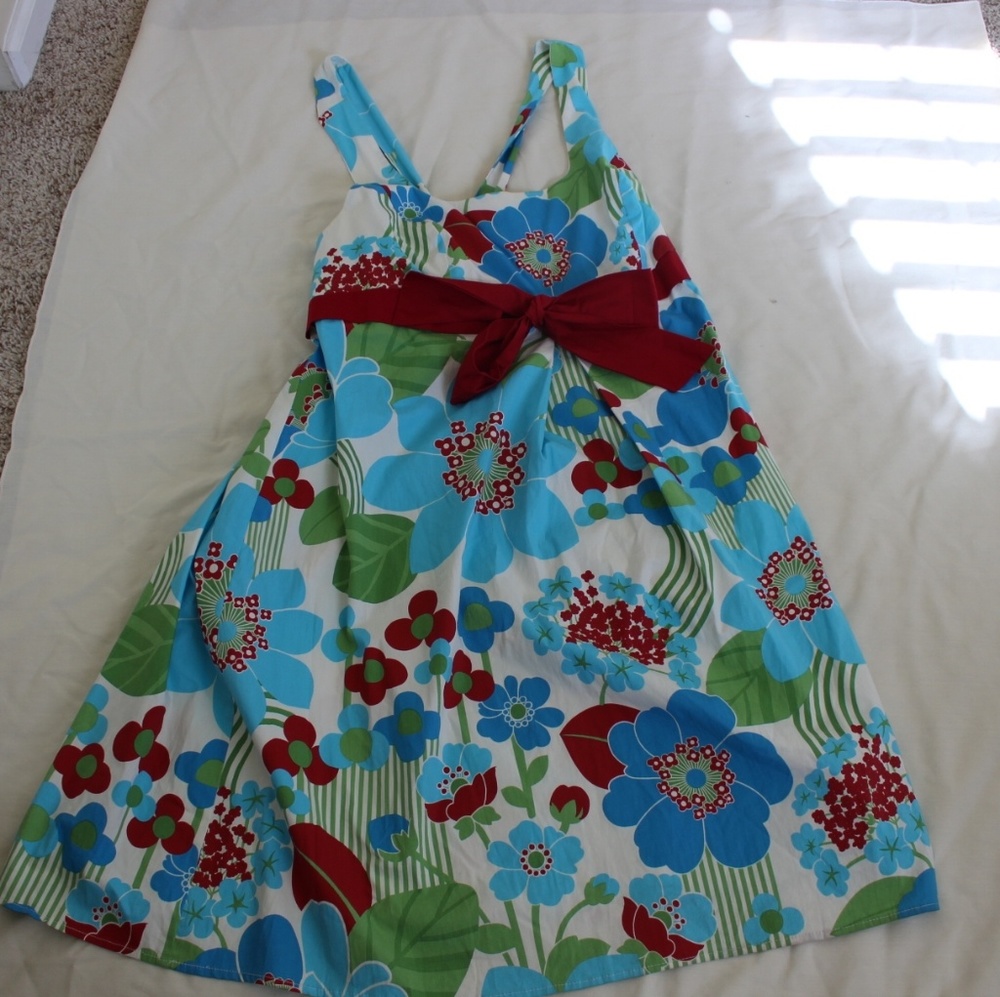 Torrid floral multicolored dress vintage size 22